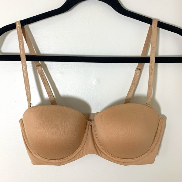 Calvin Klein strapless nude bra 34C - Picture 1 of 7
